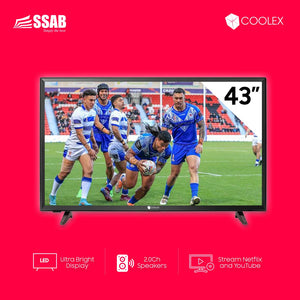 Coolex 43" LED HD Smart TV
