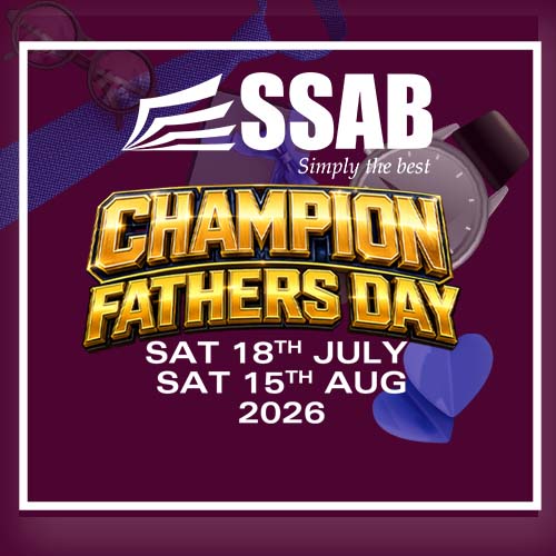 SSAB's Champion Father's Day Promotion