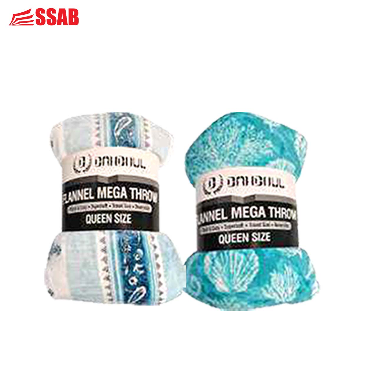 Flannel Mega Throw Queen Size X2