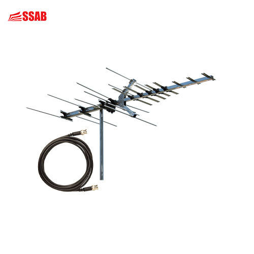 OUTDOOR + ANTENNA + CABLE + ANTENNA POLE