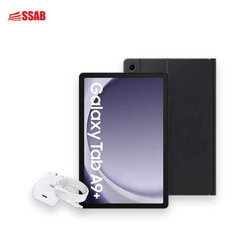 SAMSUNG A9 TAB + BOOK COVER + TYPE CHARGING ADAPTOR