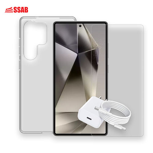 SAMSUNG  S25 ULTRA PHONE +  CASE & PROJECTOR + TYPE C CHARGING ADAPTER