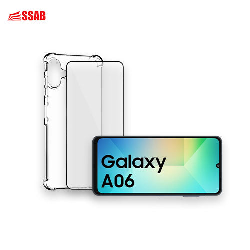 SAMSUNG A06 PHONE + CASE + PROTECTOR