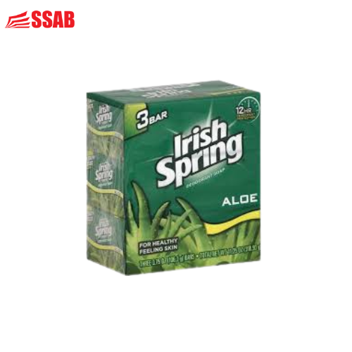 Irish Spring Aloe 3.75oz - 3 Bar