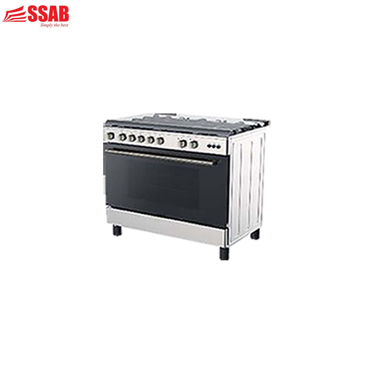 COOLEX FREESTANDING FULLLGAS 5 BURNER OVEN