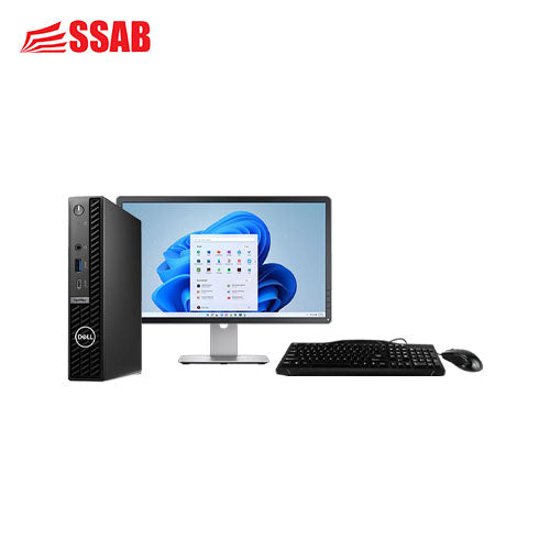 A-GRADW DELL OPTIPLEX 15/ PC + 24 AOC MONITOR