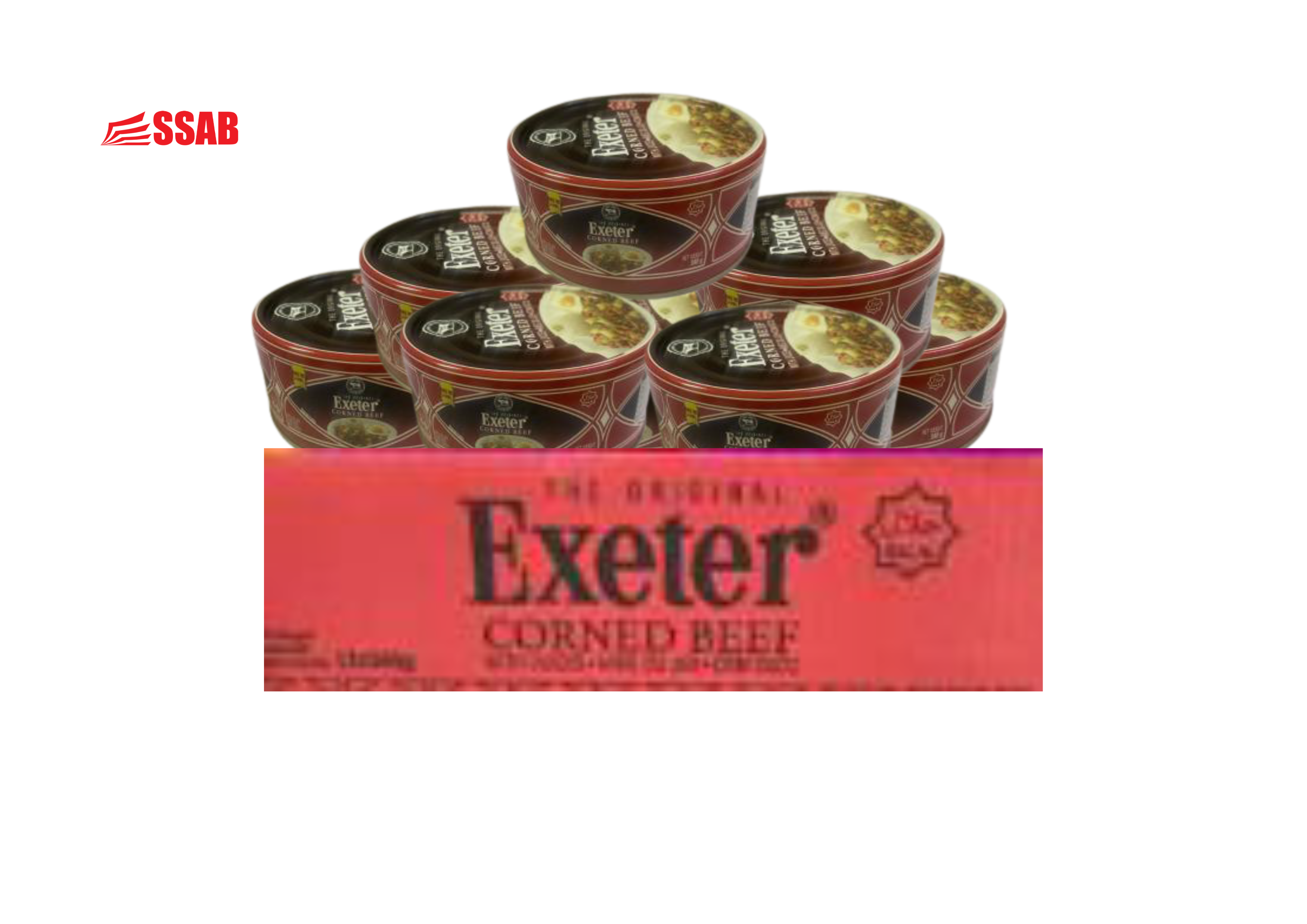 CANNED CORNED BEEF CHUNKY 12X340G EXETER