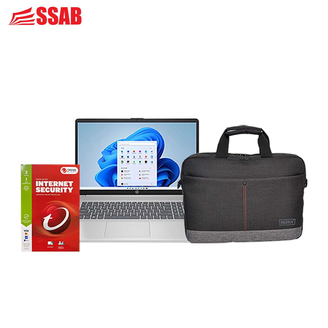 HP LAPTOP & LAPTOP BAG + FREE ANTI VIRUS