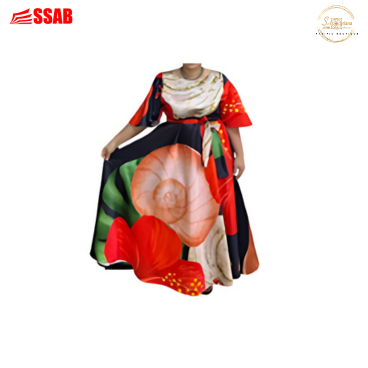 SAMSON LEE LYNDA HIBISCUS DRESS 16-22