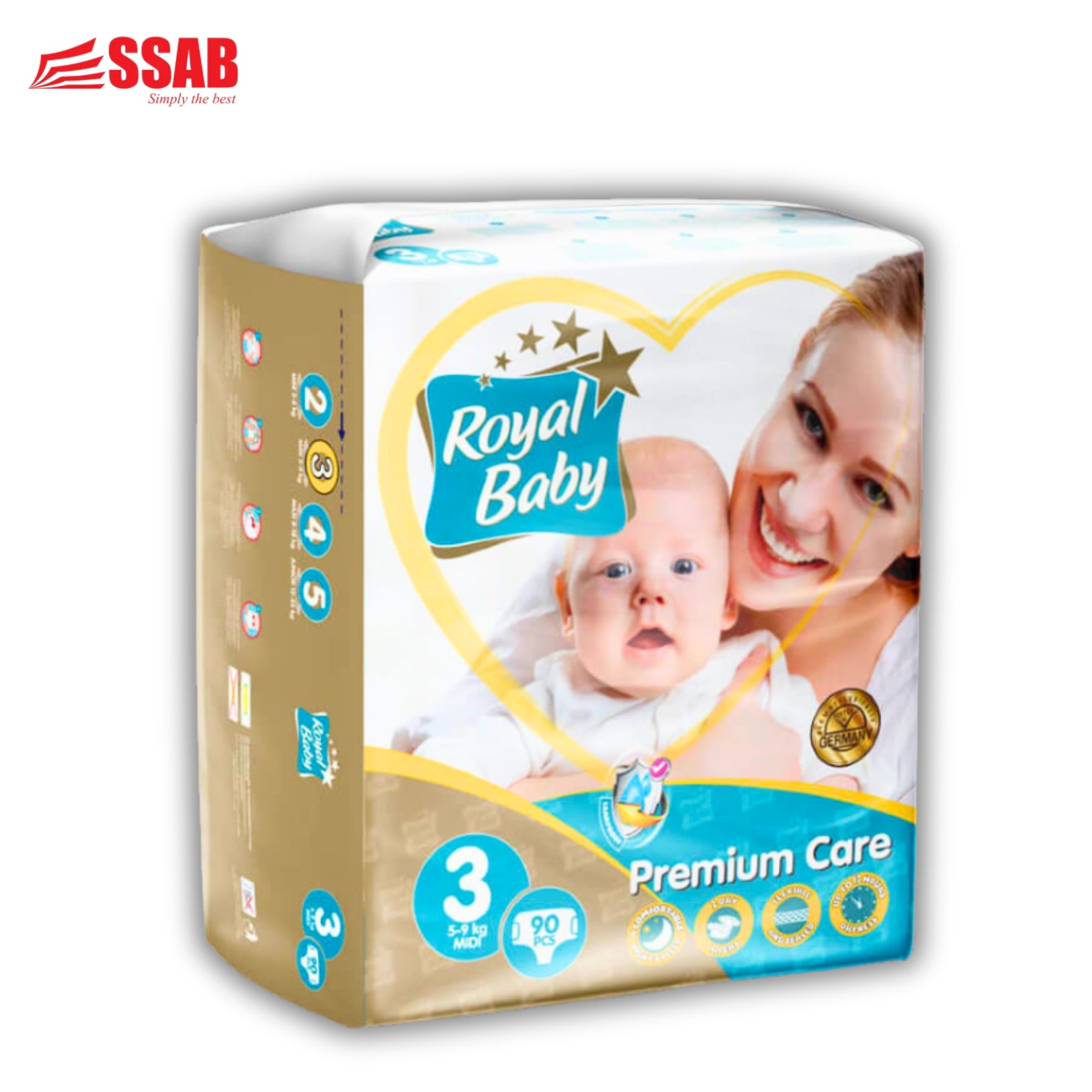 ROYAL BABY PREMIUM DIAPERS