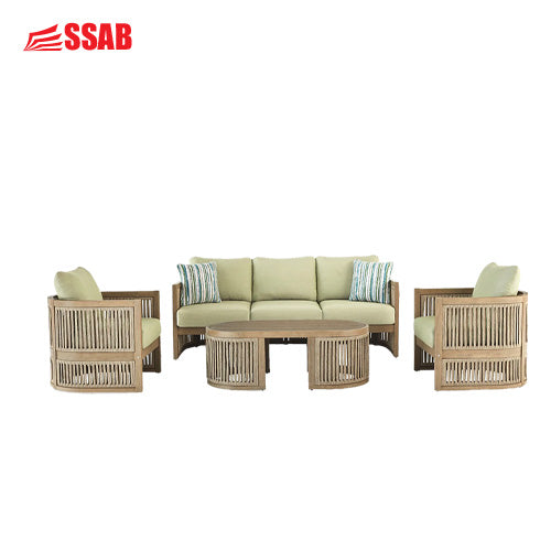 VISION LANE SOFA WITH CUSHIOBS VISION LANE RECTANGULAR/OUTDOOR TABLE/LANE LOUNGE CHAIR WITH CUSHIONS