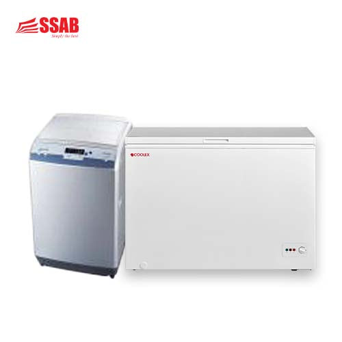 COOLEX CHEST FREEZER 35L/CLEANEX WASHING MACHINE 12KG