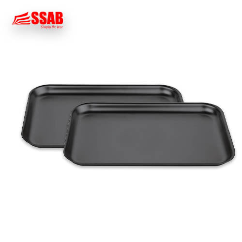 2X SQUARE SERVING TRAYS