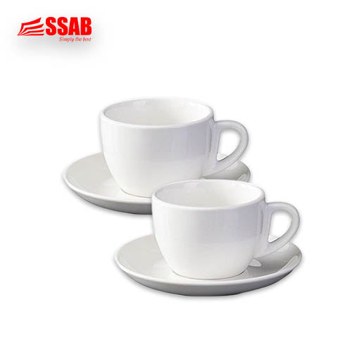2X CERAMIC TEA CUP