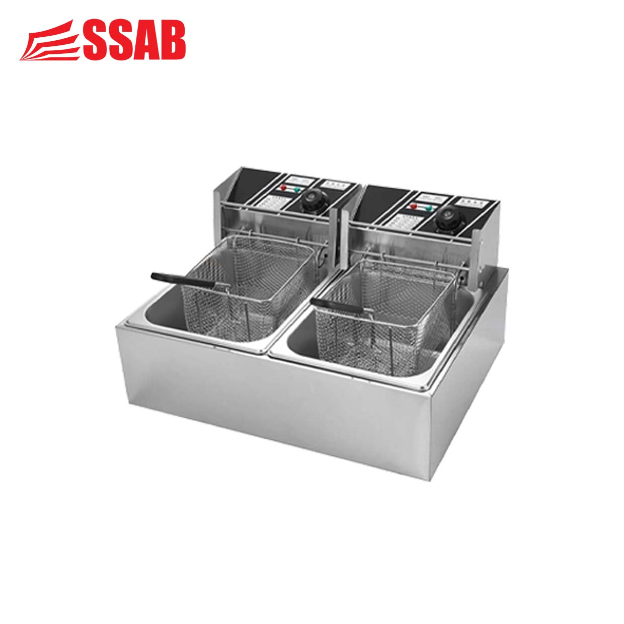 Commercial Double Deep Fryer 16L