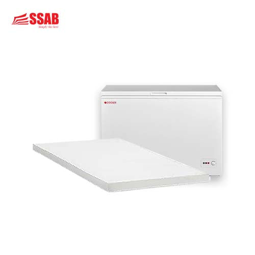 COOLEX CHEST FREEZER 350L+3INCH FOAM SINGLE MATTRESS COVERED