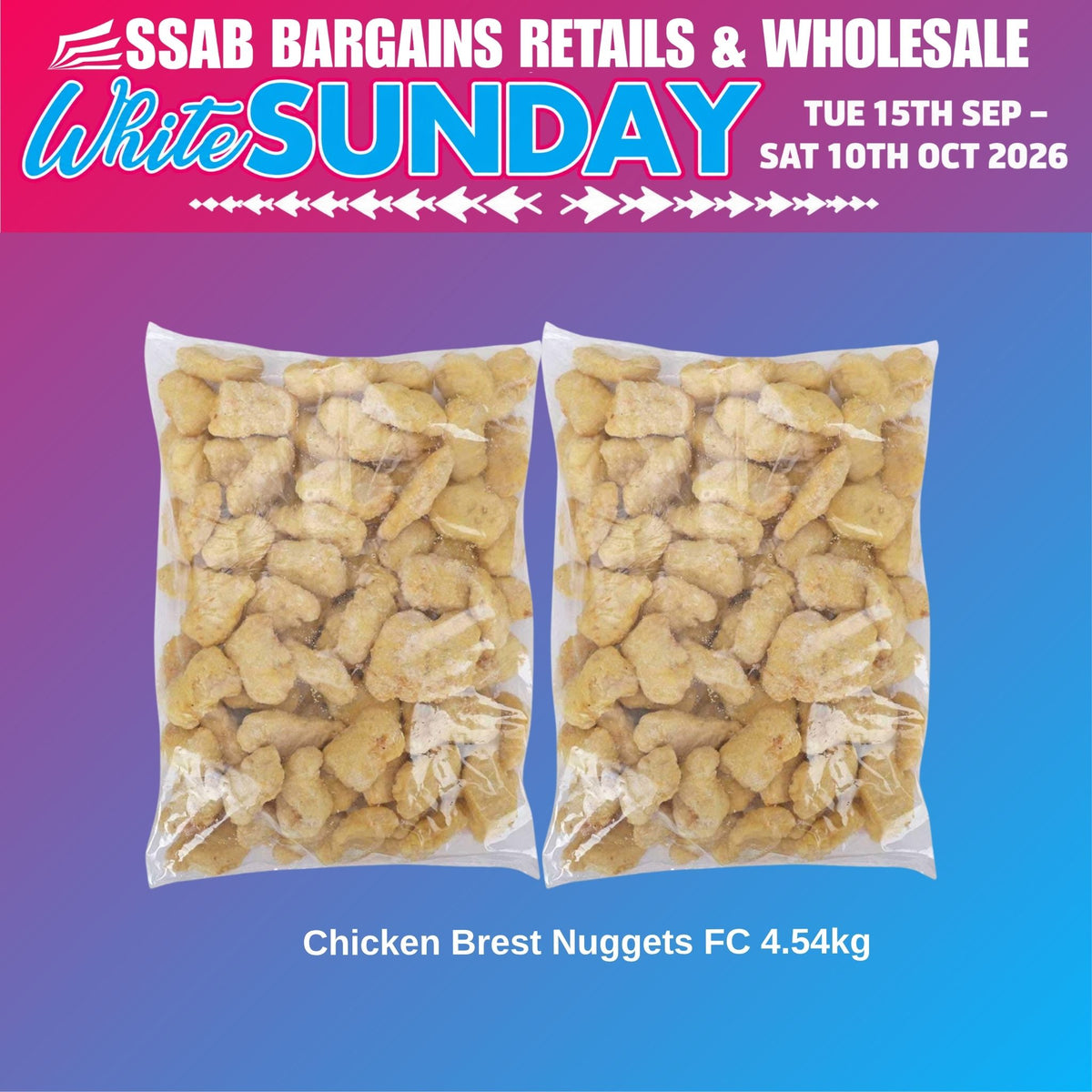 Chicken Brest Nuggets FC 4.54kg