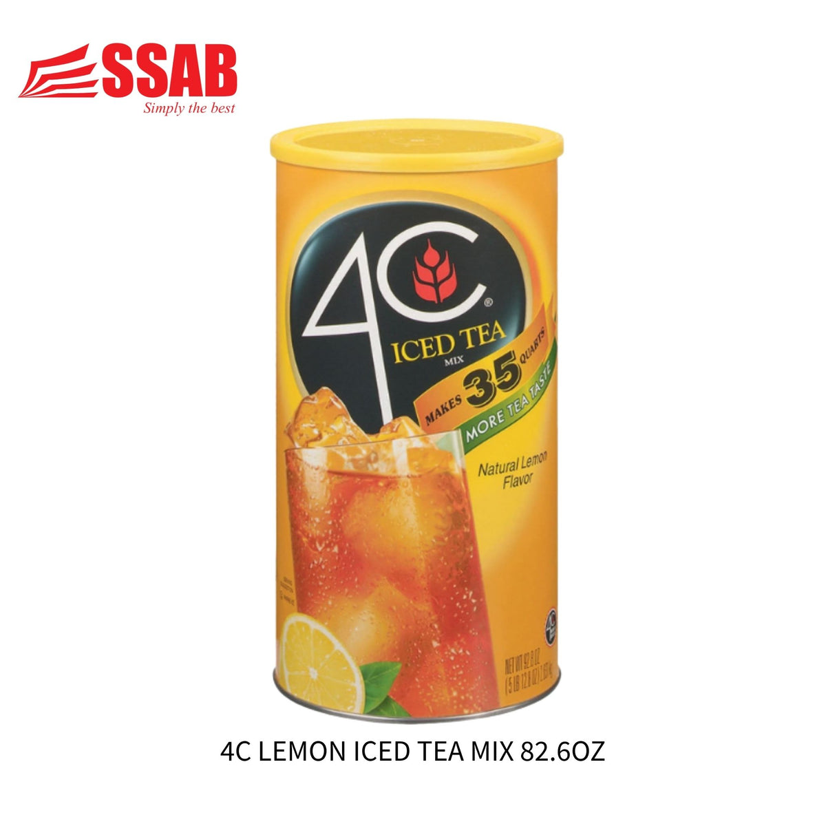 4C LEMON ICED TEA MIX 82.6OZ