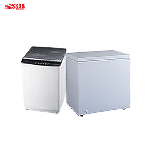 COOLEX CHEST FREEZER 150L/CLEANEX WASHING MACHINE 7KG