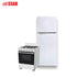 COOLEX FRIDGE 420L-WHITE / COOLEX FREESTANDING FULLGAS 4 BURNER OVEN