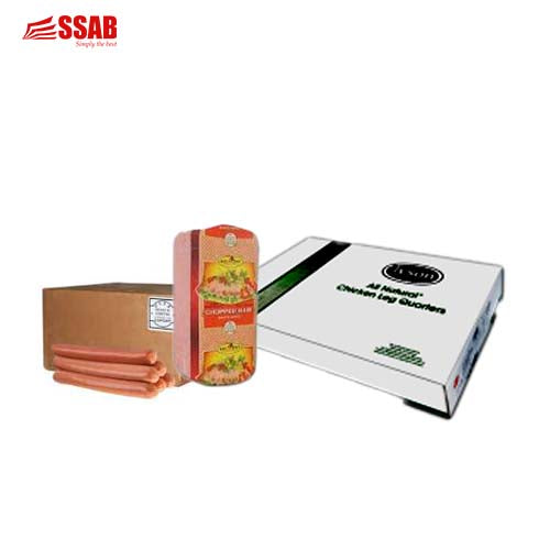 BELMONT CHOPPED HAM 2.27KG/TYSON CHICKEN LEG QUARTER 15KG/FROZEN HOFFY CHICKEN FRANKS 4.54kg