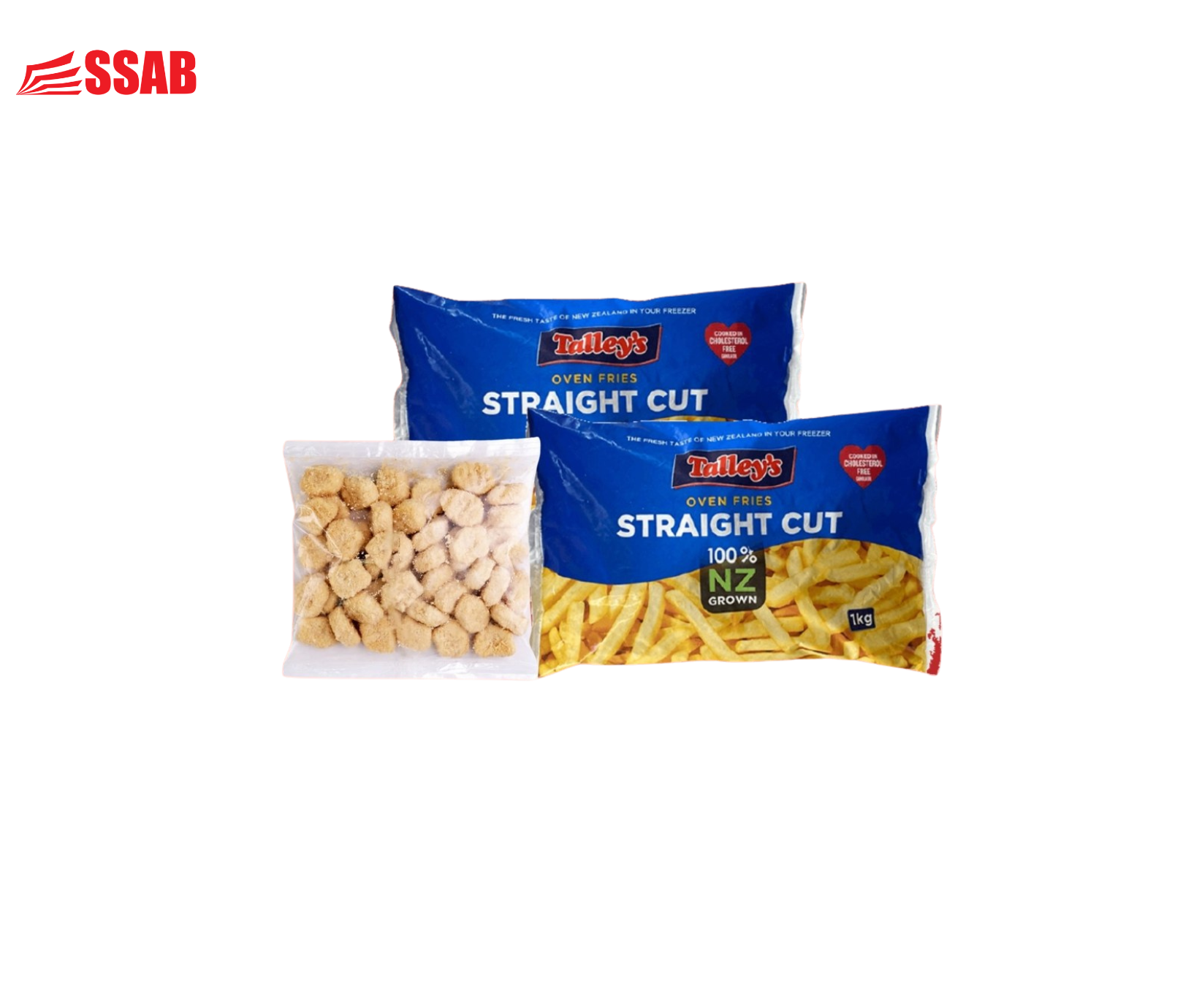 2X FRY STRAIGHT 13MM 1KG/FAIRMARKET CHICKEN NUGGETS