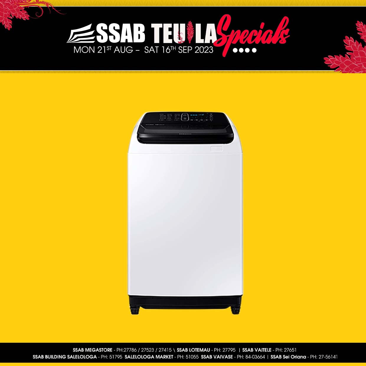 Samsung 8.5 KG Top Load Washing machine