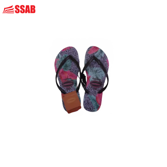 HAVAIANAS SLIM ANIMAL BLACK
