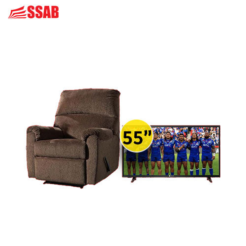 COOLEX 43" TV/BLAIR SIDEBOARD OAK