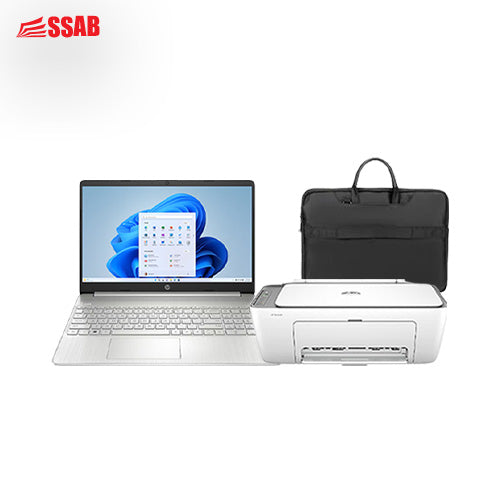 HP STANDARD LAPTOP + BAG HP 2820E DESKJET PRINTER