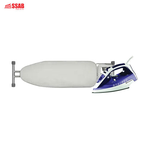 GEVI STEAM IRON 1.5L/IRONING BOARD 33