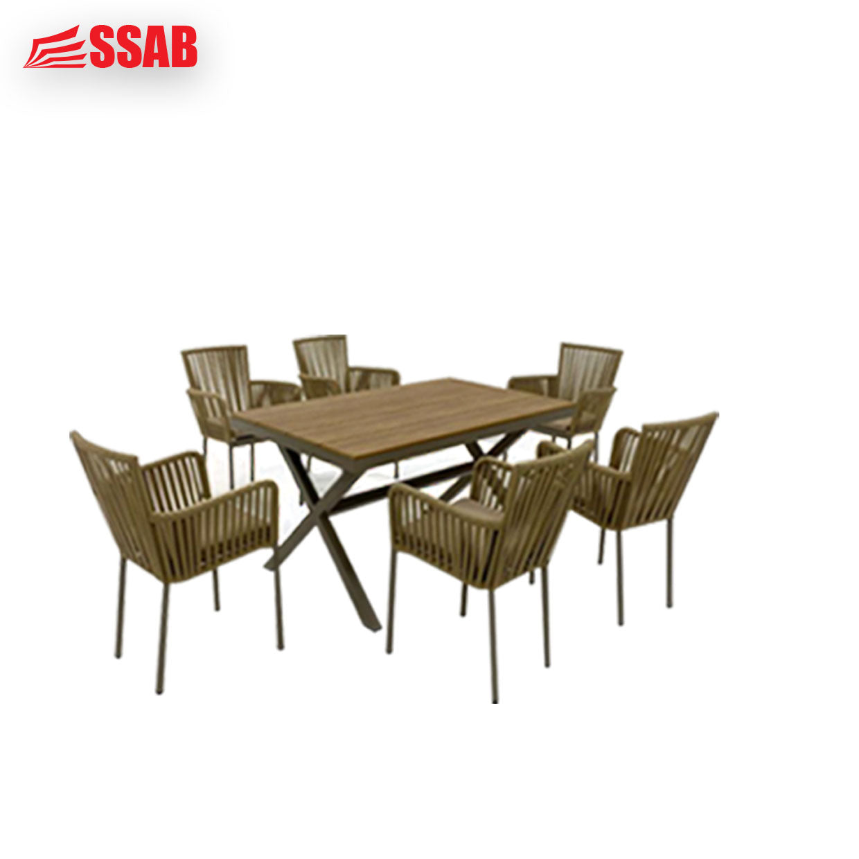 6 SEATER OUTDOOR SET