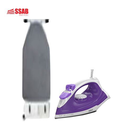 GEVI STEAM IRON/IRONING BOARD 10CM SMALL