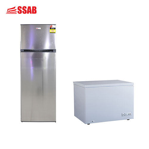COOLEX CHEST FREEZER 295L CCF-295/COOLEX S/STEEL202L FRIDGE
