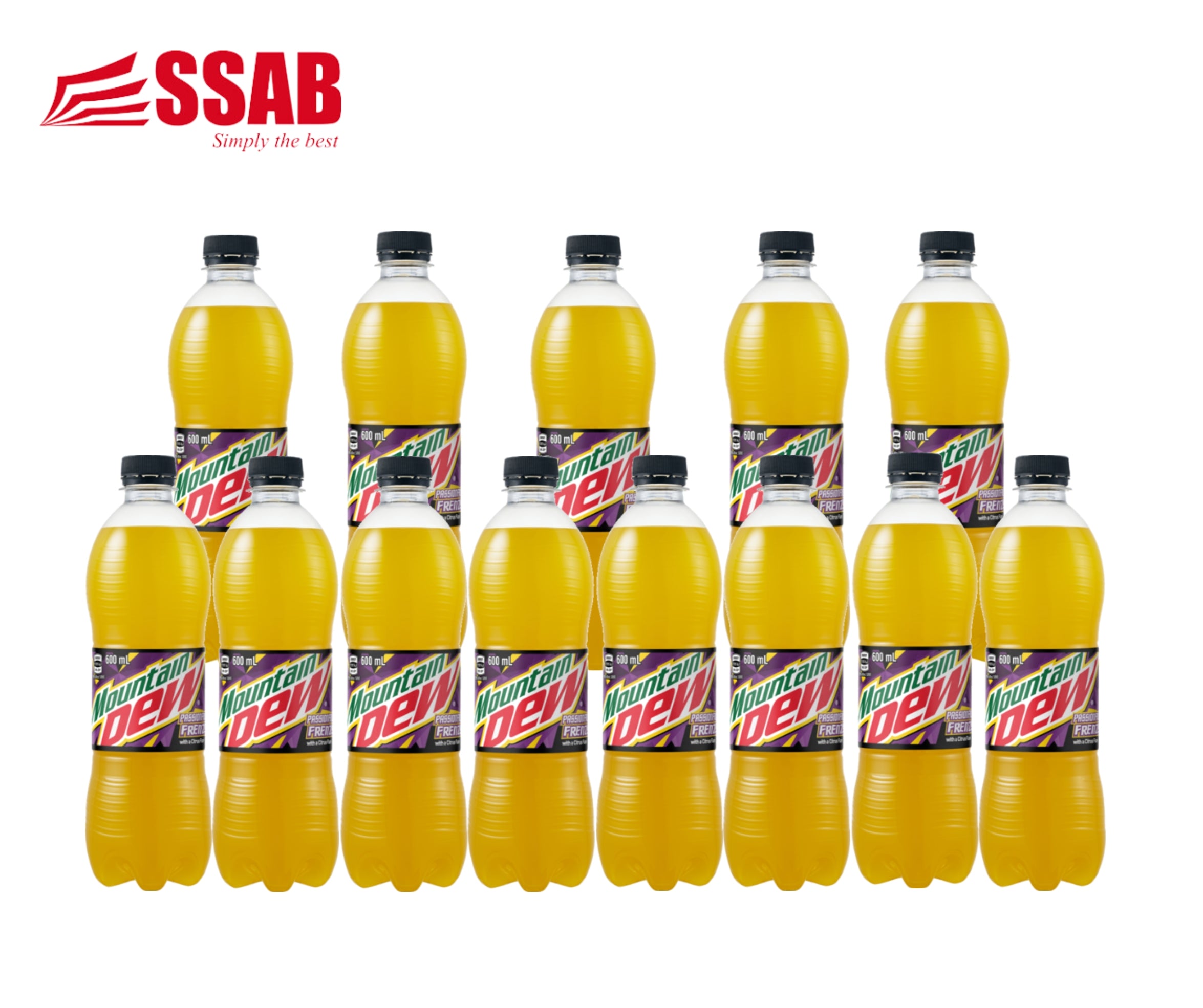 MOUNTAIN DEW PASSIONFRUIT 600ML*15 (PICK UP AT SSAB BARGAINS SINAMOGA ONLY)