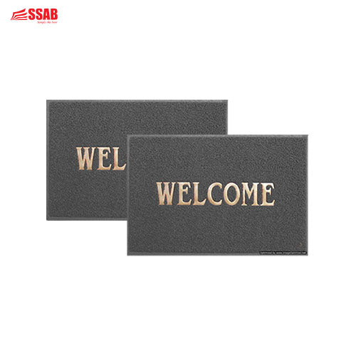 2X WELCOME MATS LARGE ASSORTED