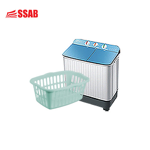 1 X STERILITE LAUNDRY BASKET ASST/TWIN TUB WASHING MACHINE 7.8KG