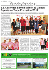 S.S.A.B invites Samoa Market to Golden Experience Trade Promotion 2017