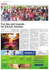 Fun day and rewards for S.S.A.B. families