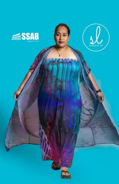 BOOB TUBE SHEER LONG CAPE "PICK UP AT SSAB SUPERSTORE VAITELE ONLY"