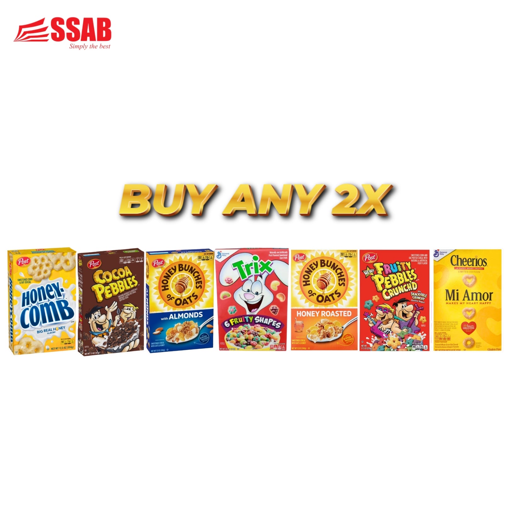 AMERICAN CEREALS (BUY ANY 2X)