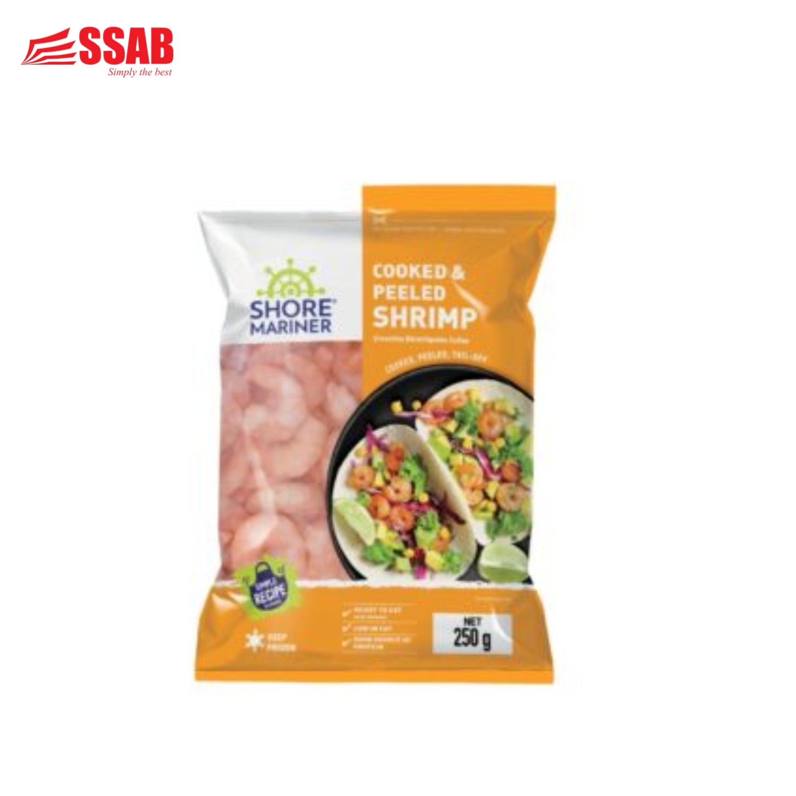 S.M COOKED&PEELED SHRIMP 250G