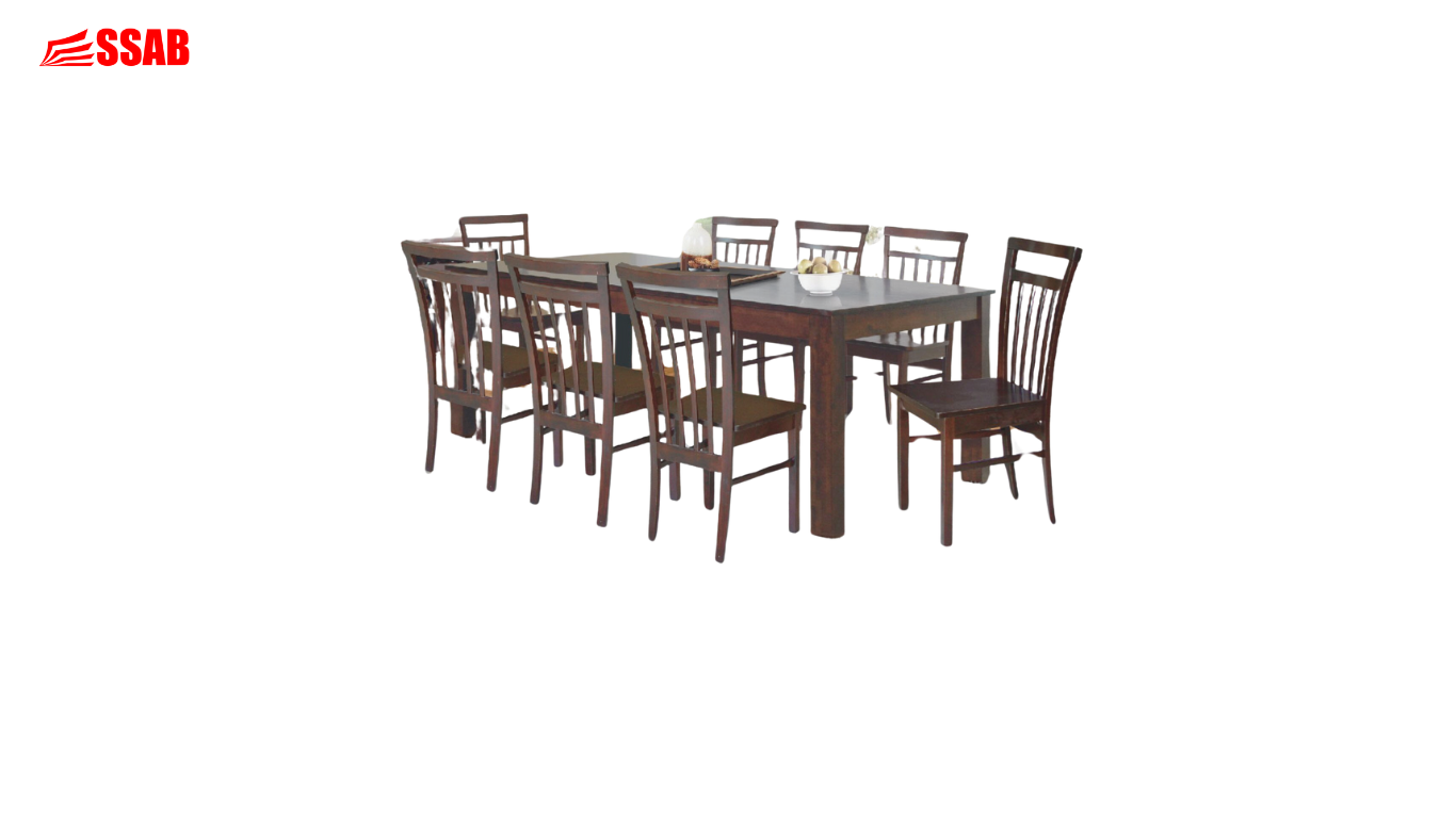 TISHA+CARMY DINING SET 8 SEATER