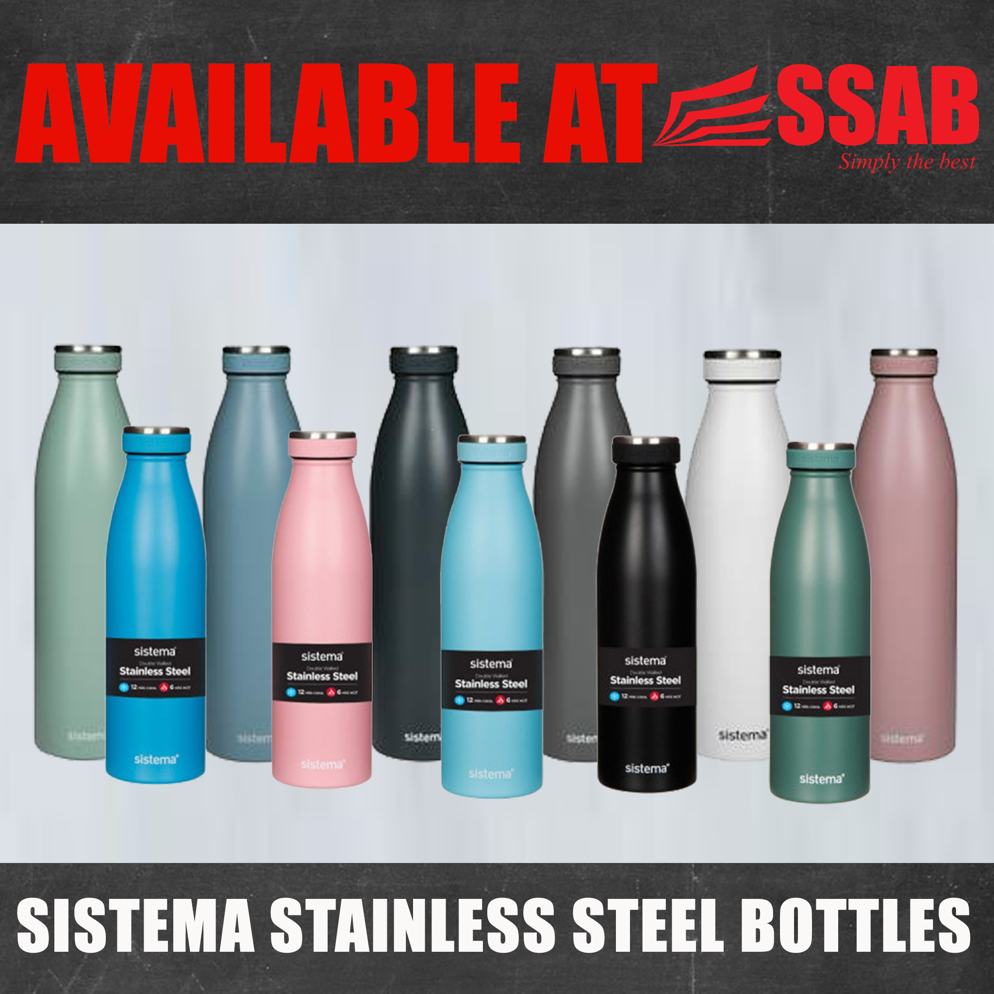 Sistema Stainless Steel Bottle 500ML
