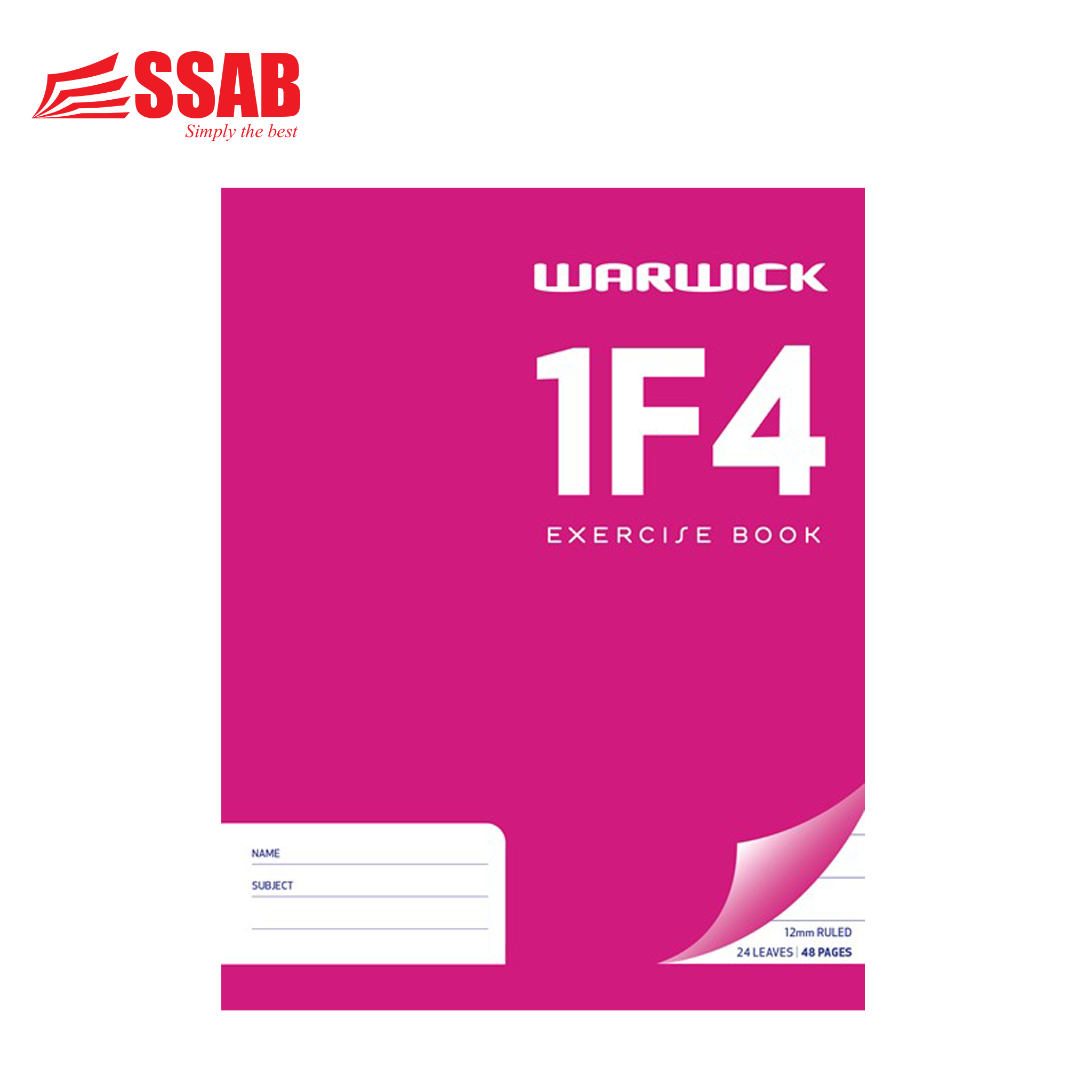 WARWICK 1F4 EXERCISE BOOK