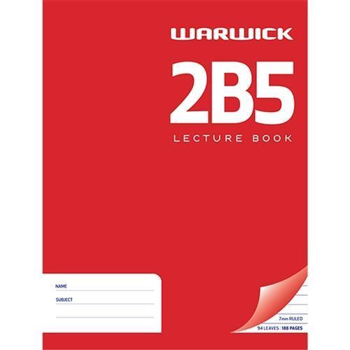 Warwick 2B5 Exercise Book